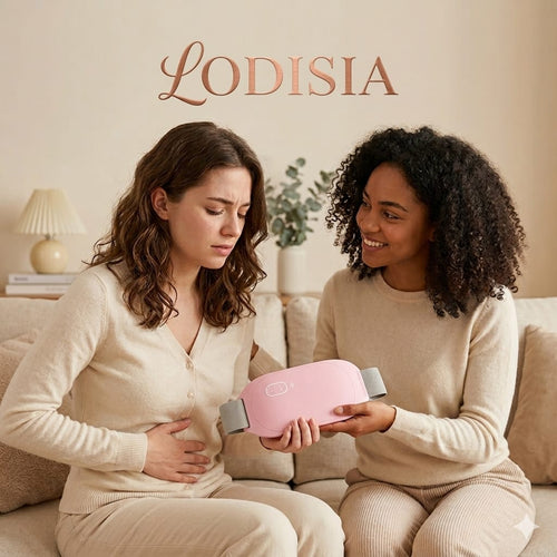 Lodisia HeatRelief™ — Cordless Heating Pad for Menstrual Cramp Relief