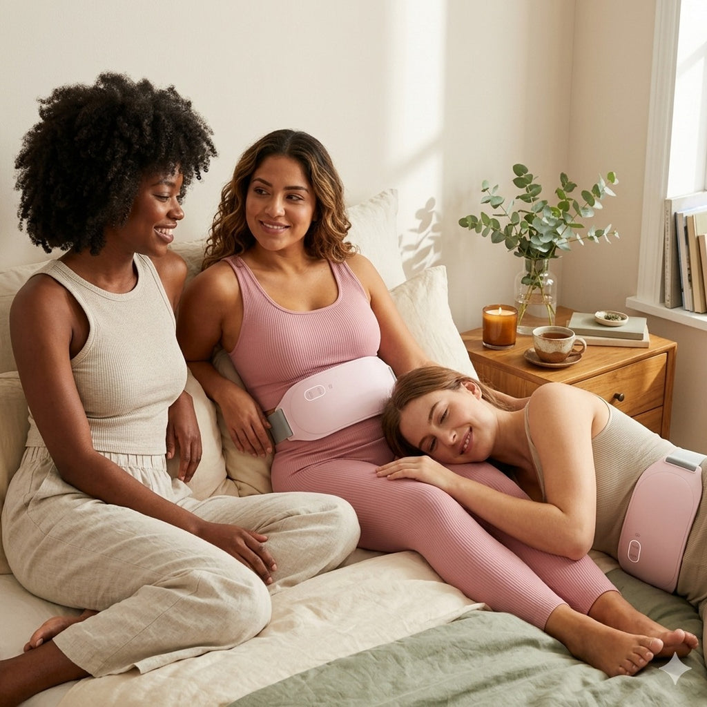 LODISIA HeatRelief™ — Cordless Heating Belt for Menstrual Cramp & Endometriosis Relief