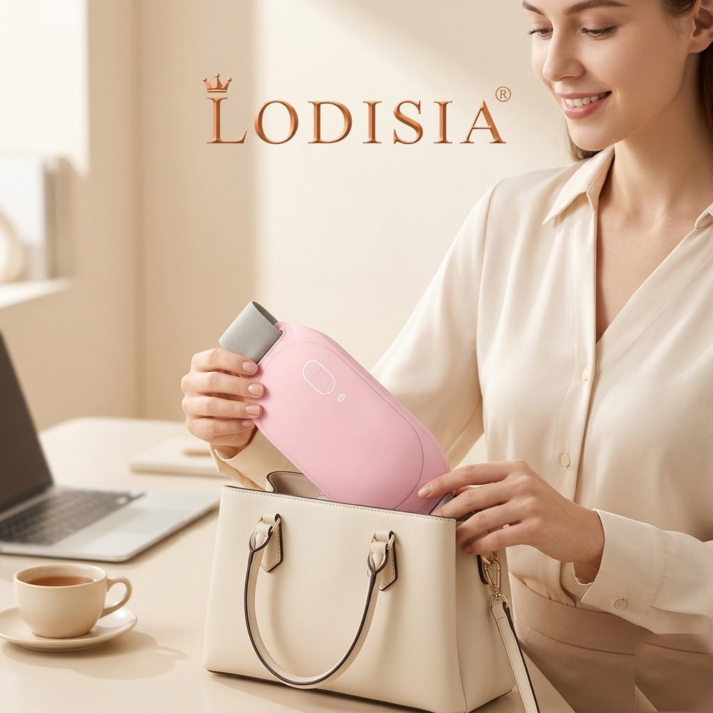 LODISIA HeatRelief™ — Cordless Heating Belt for Menstrual Cramp & Endometriosis Relief